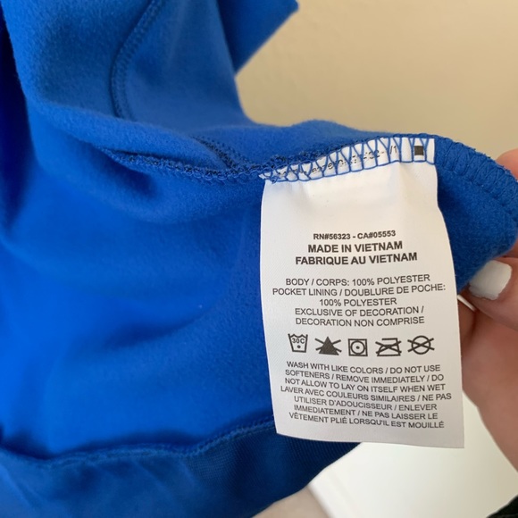 NWT Nike Therma Navy Blue Sport Zip Hoodie Large - Picture 5 of 5